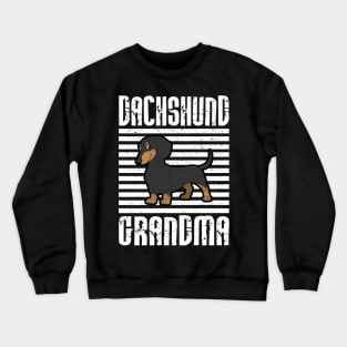 Dachshund Grandma Proud Dogs Crewneck Sweatshirt